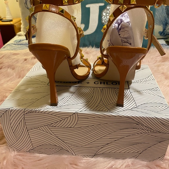 Studded Ankle Strap Sandals - Picture 11 of 13